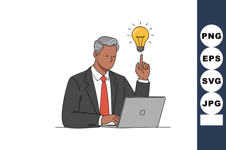 Businessman Clipart Image 20