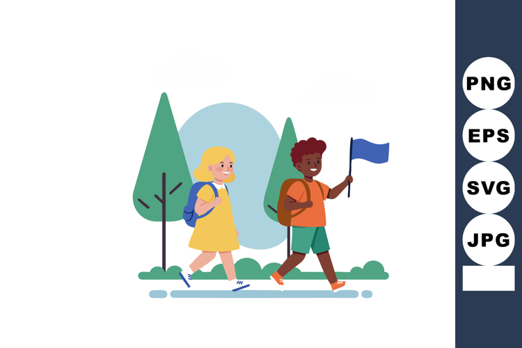 Hiking Clipart Image 21