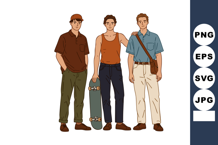 Men Clipart Image 2