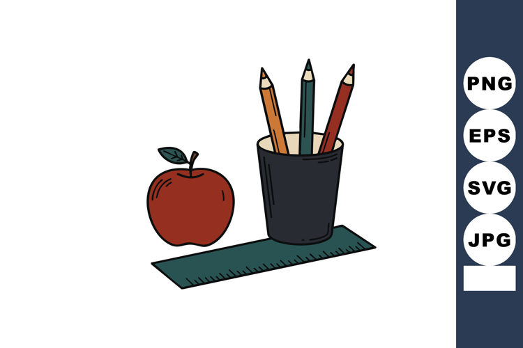 Red Apple Clipart Image 17