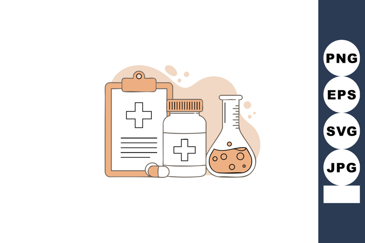 Pill Bottle Clipart Image 21