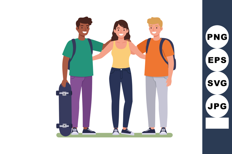 Friends Clipart Image 7