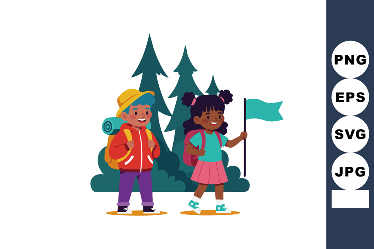 Hiking Clipart Image 22