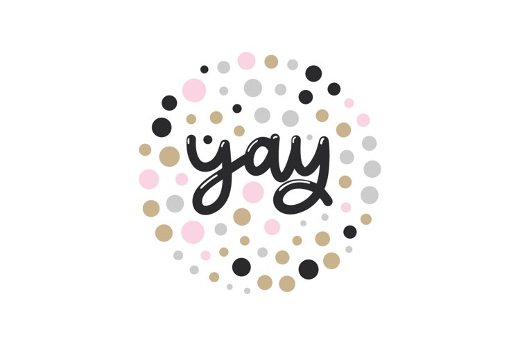 Yay Balloons SVG Cut File