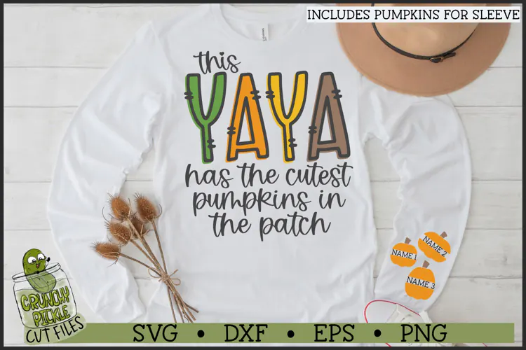 Yaya Pumpkin Patch SVG File