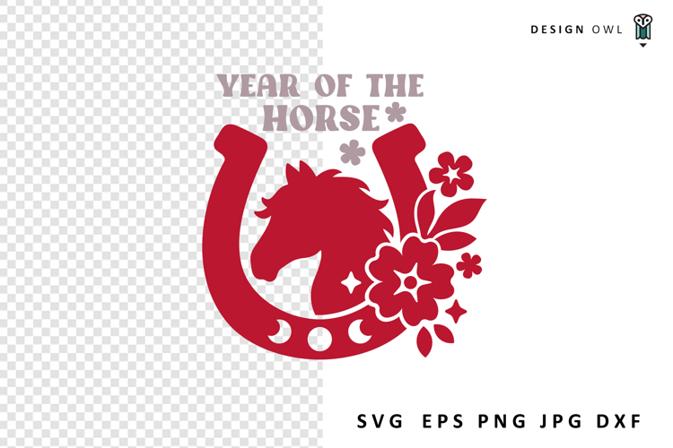 Year Of The Horse - Chinese New Year SVG