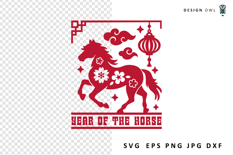 Year Of The Horse - Chinese New Year SVG