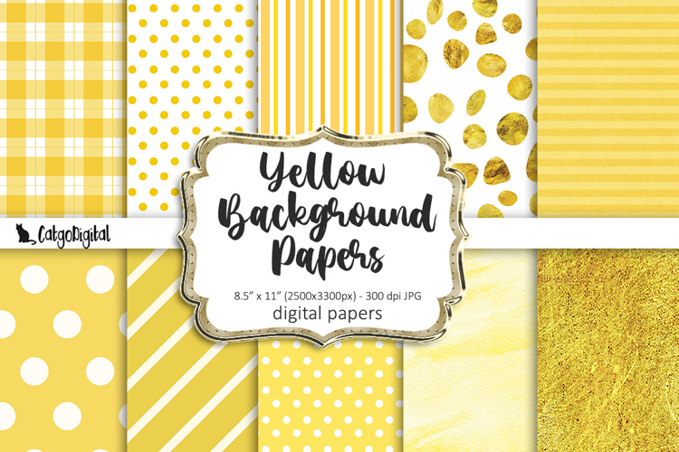 Yellow Pattern Background Image 8
