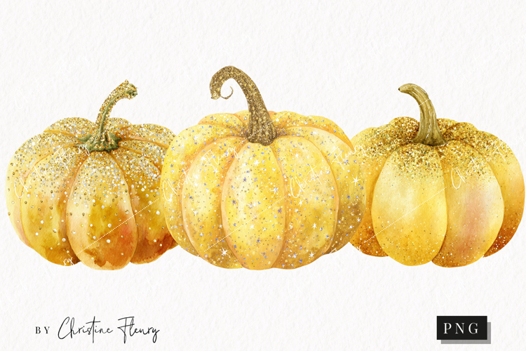 Pumpkin Watercolor Png Image 21