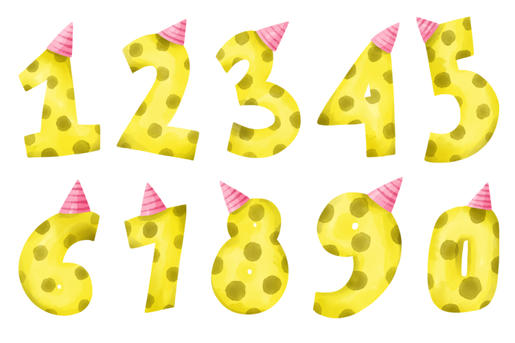 Numbers Clipart Image 4