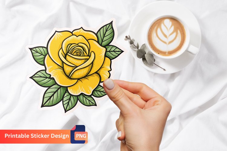Yellow Rose Clipart Image 12