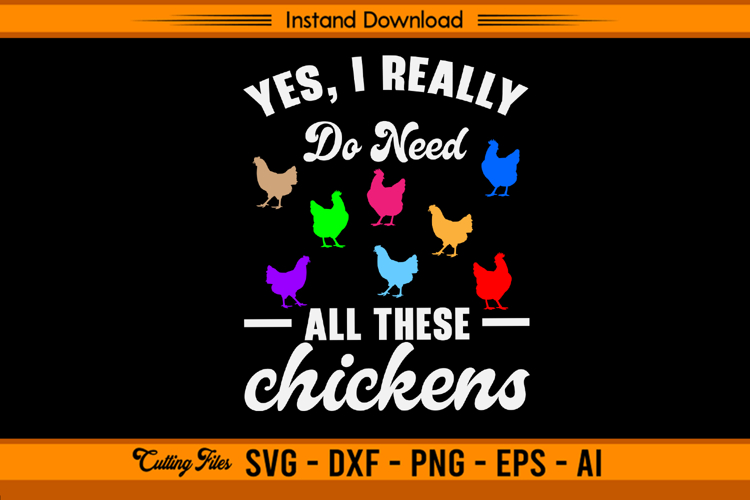 Funny Chicken SVGs Image 2