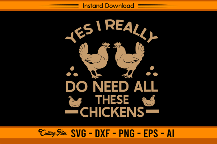 Funny Chicken SVGs Image 3