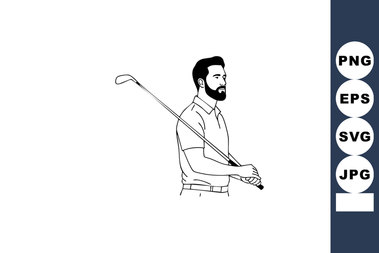 Golf Club Clipart Image 4