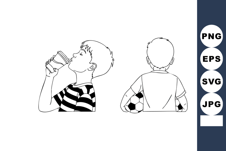 Drinking Clipart Image 3