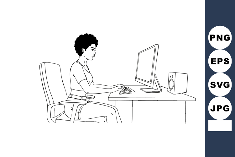 Monitor Clipart Image 24