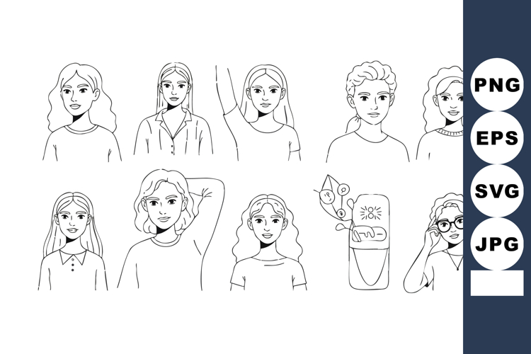 Female Clipart Image 18
