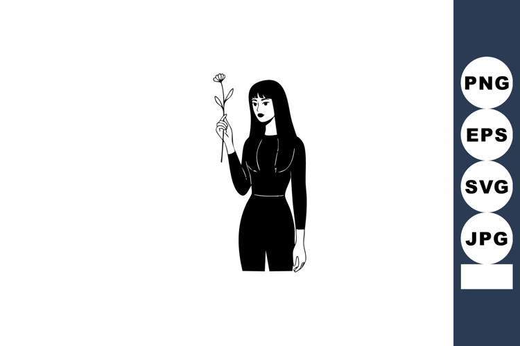 Black And White Hand Clipart