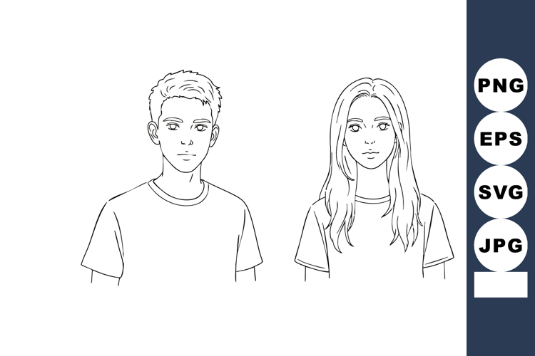 Hair Vector Image 23