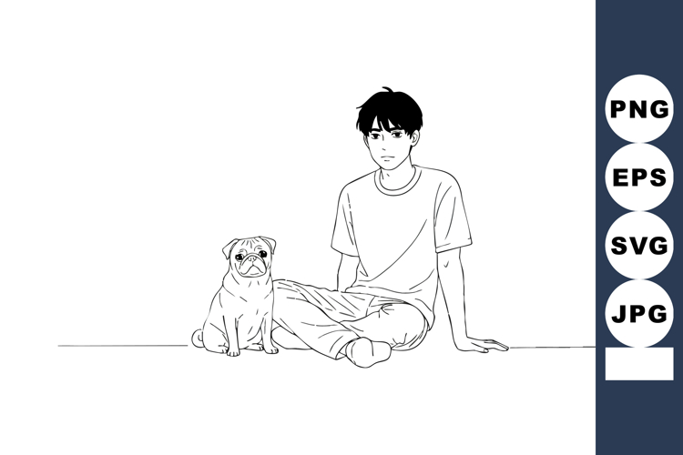 Pug Clipart Image 12