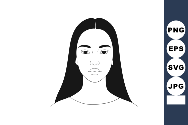 Hair Vector Image 7