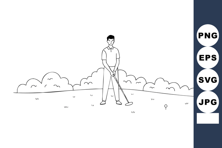 Golf Club Clipart Image 3