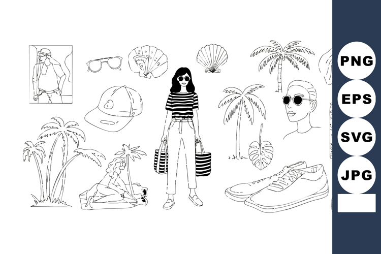 Palm Trees Clipart Image 10