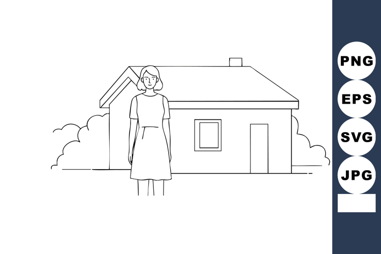 Woman Clipart Image 16
