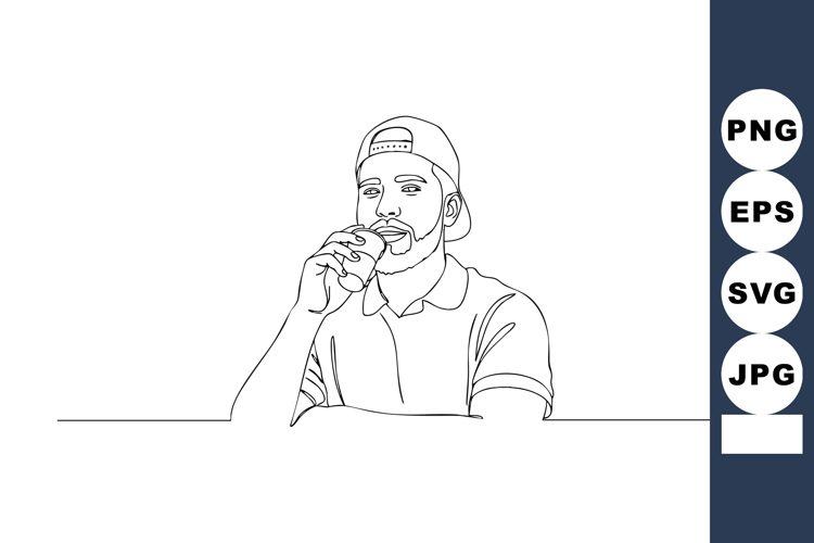 Drinking Clipart Image 4