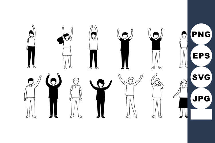 Group Of People Clipart