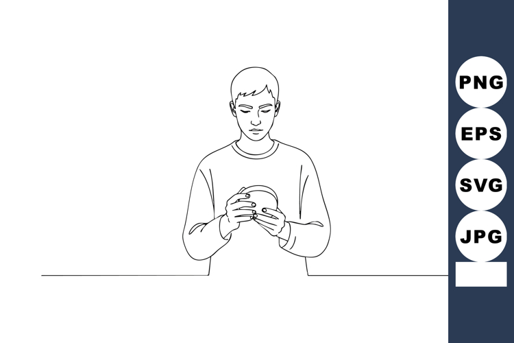 Texting Clipart Image 17