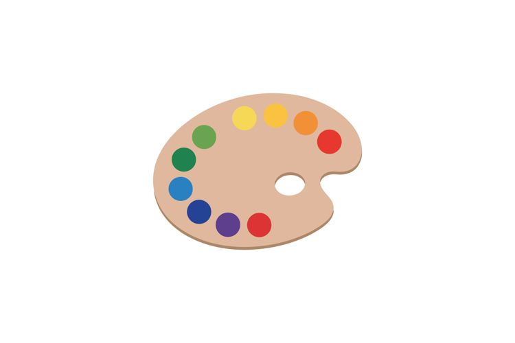 Art Palette Clipart Image 6