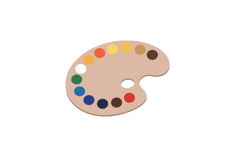 Art Palette Clipart Image 18