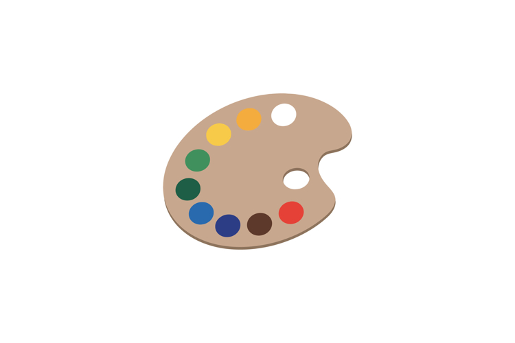Art Palette Clipart Image 5