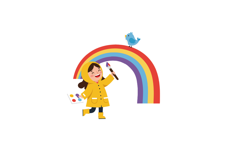 Rainbow Vector Image 4