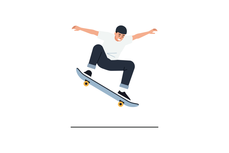 Skateboard Vector Image 17