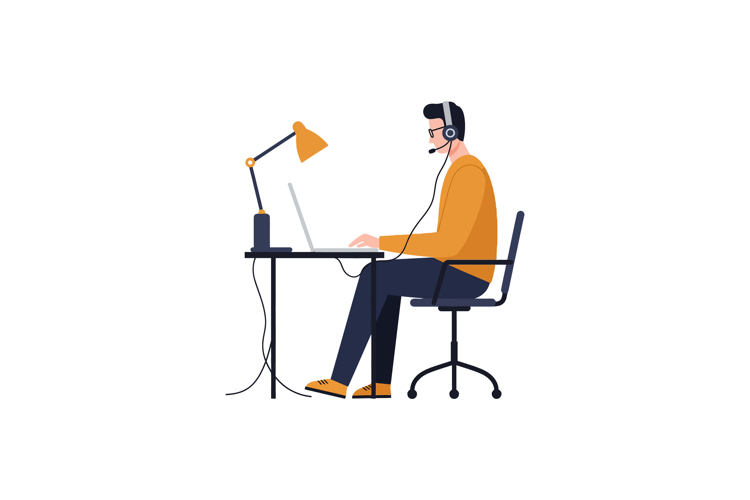Headset Clipart Image 6