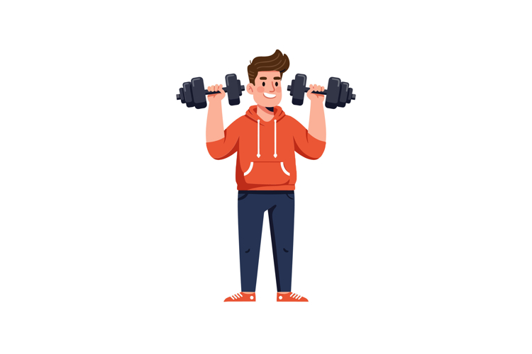 Dumbbell Clipart Image 23