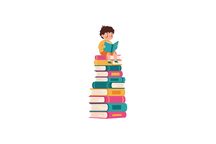 Kids Reading Clipart Image 21