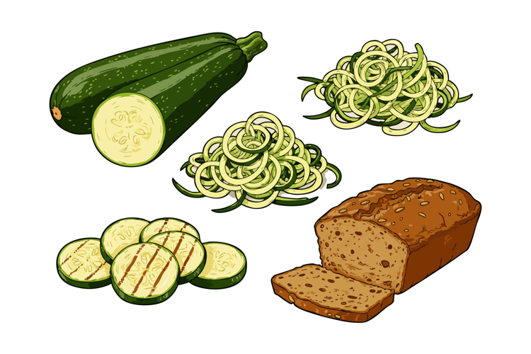 Zucchini Clipart Image 5