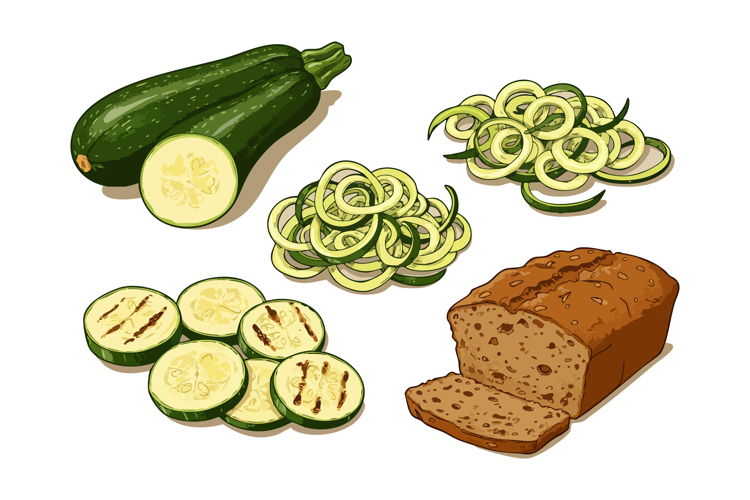 Zucchini Clipart Image 4