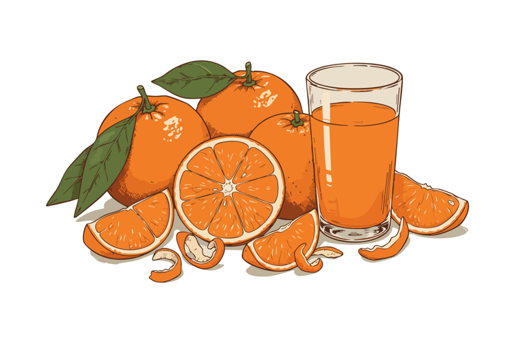 Orange Slice Clipart Image 23