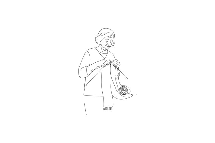 Knitting Clipart Image 4