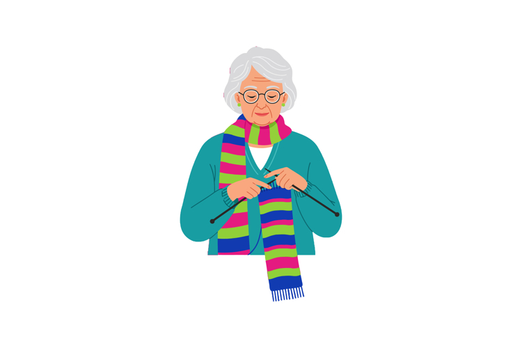 Knitting Clipart Image 6