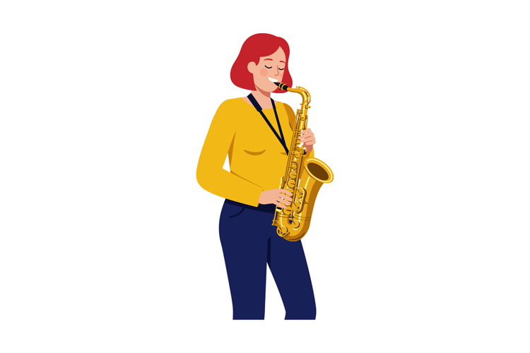 Saxophone Clipart Image 14