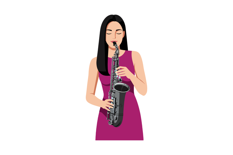 Saxophone Clipart Image 16
