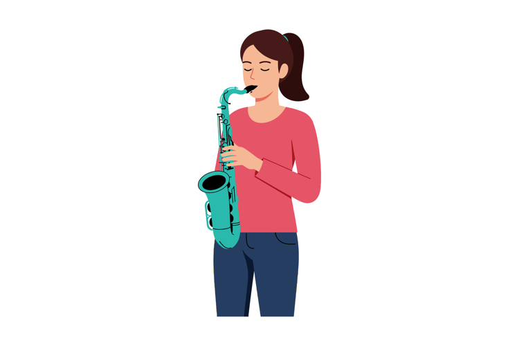 Saxophone Clipart Image 13