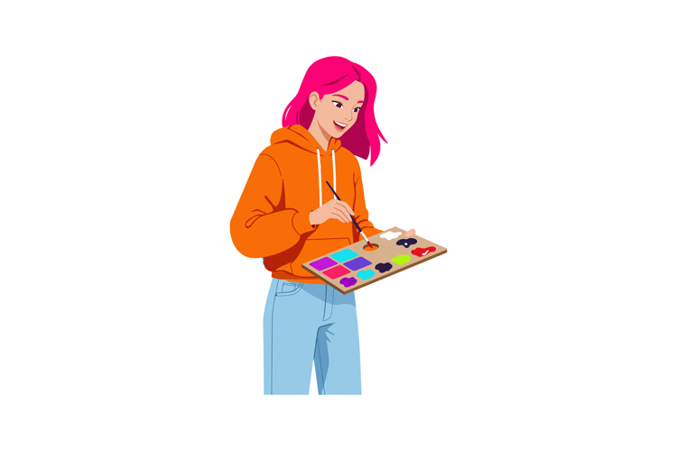 Painter Clipart Image 21