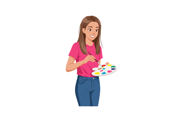 Paint Palette Clipart Image 12