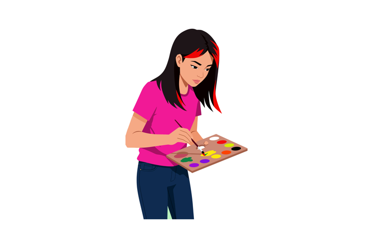 Art Palette Clipart Image 17